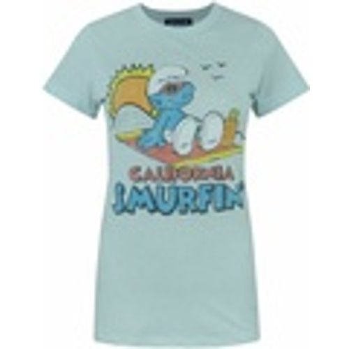 T-shirts a maniche lunghe California Smurfin' - Junk Food - Modalova