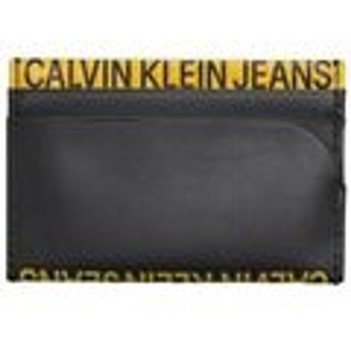 Portafoglio K50K504993 LOGO POP CARDHOLDER-0GJ FASHION BLACK - Calvin Klein Jeans - Modalova