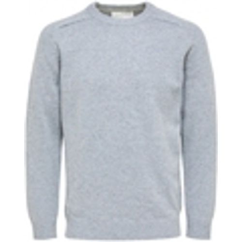 Maglione Wool Jumper New Coban - Medium Grey Melange - Selected - Modalova