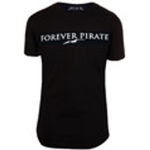 T-shirt T-Shirt Forever Pirate Noir - Libertalian-Républic - Modalova