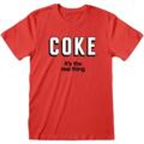 T-shirts a maniche lunghe It's The Real Thing - Coca-Cola - Modalova
