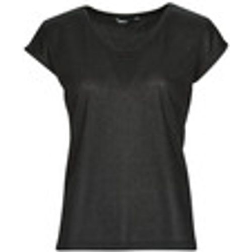 T-shirt ONLSILVERY S/S V NECK LUREX TOP JRS - Only - Modalova