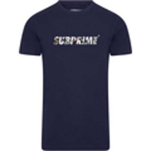 T-shirt Subprime Shirt Flower Navy - Subprime - Modalova