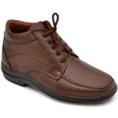 Sneakers Scarpe uomo polacchino comfort passeggio eleganti pelle marrone - Interland - Modalova