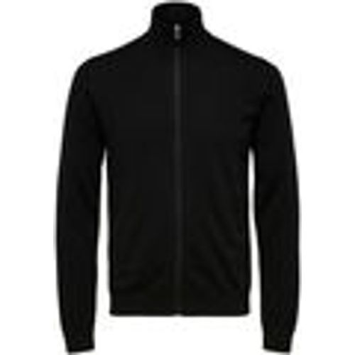 Maglione 16074688 BERG FULL ZIP-BLACK - Selected - Modalova