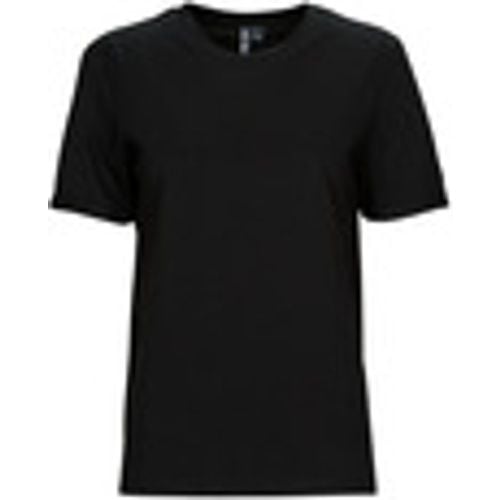 T-shirt PCRIA SS FOLD UP SOLID TEE - Pieces - Modalova