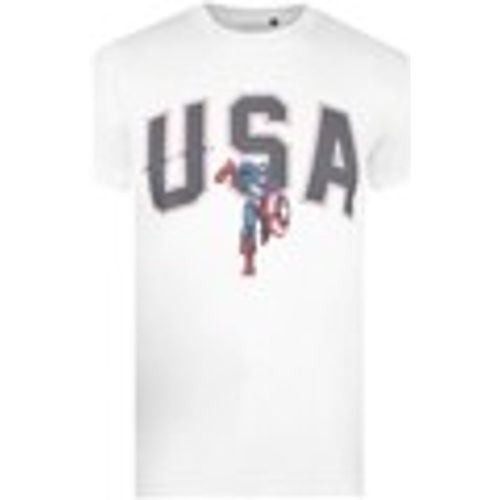 T-shirts a maniche lunghe USA - Captain America - Modalova