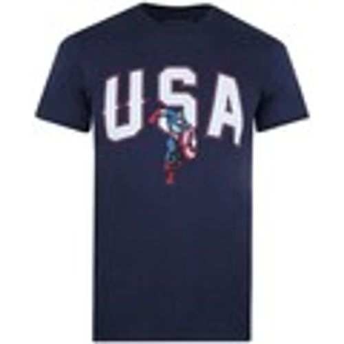 T-shirts a maniche lunghe USA - Captain America - Modalova