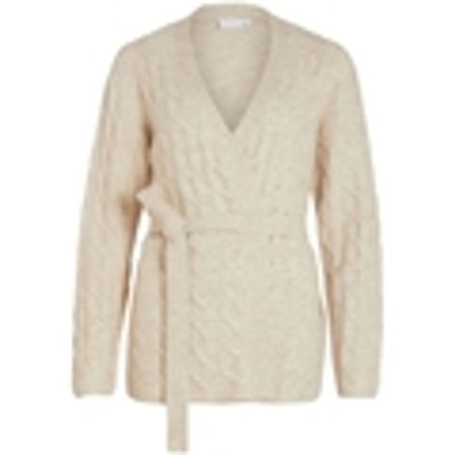 Mantella Cardigan Ella L/S - Super Light Natural Melange - Vila - Modalova