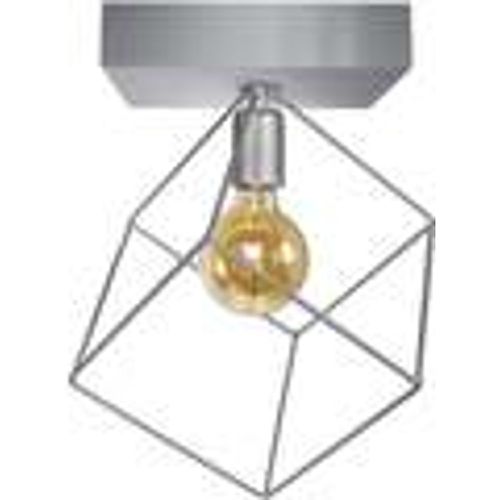 Lampadari, sospensioni e plafoniere Plafoniera cuadrado metallo alluminio - Tosel - Modalova