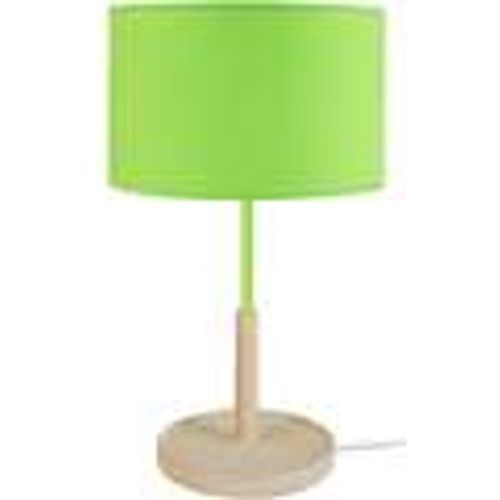 Lampade d’ufficio lampada da comodino tondo legno naturale e verde - Tosel - Modalova