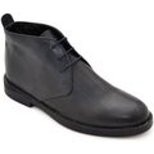 Stivaletti Polacchino uomo invernale vera pelle nappa comfort gomma so - Malu Shoes - Modalova