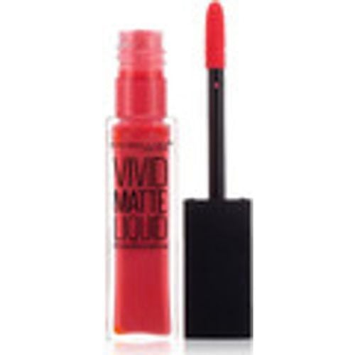 Rossetti Vivid Matte Liquid Lipstick - 30 Fushia Ecxtasy - Maybelline New York - Modalova