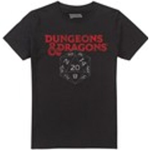 T-shirts a maniche lunghe D20 - Dungeons & Dragons - Modalova