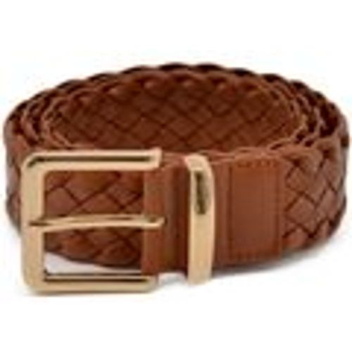 Cintura Cintura donna cuoio con fibbia oro trama intrecciata regolabile - Malu Shoes - Modalova