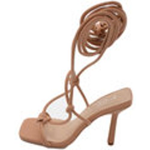 Sandali Sandalo donna open toe nude intrecciato con nodi tacco a spillo - Malu Shoes - Modalova