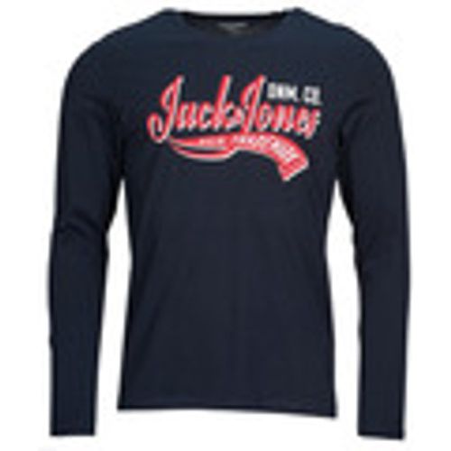T-shirts a maniche lunghe JJELOGO TEE LS O-NECK 2 COL AW23 SN - jack & jones - Modalova