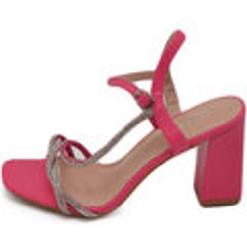 Sandali Sandalo donna ecopelle fucsia gioiello argento sabot aperto die - Malu Shoes - Modalova