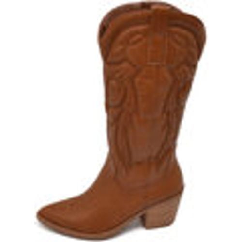 Stivali Stivali donna camperos cuoio texani stile western con cuciture - Malu Shoes - Modalova