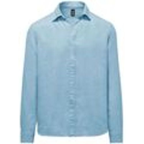 Camicia a maniche lunghe SM6402 T LI2-23 DUSTY SKY - Bomboogie - Modalova