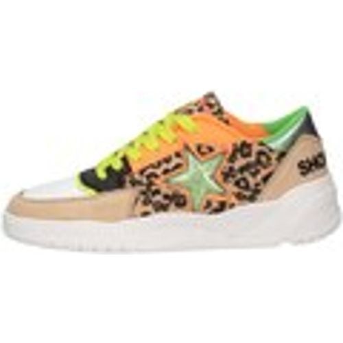 Sneakers basse Chunky Pam Sneakers Donna beige arancio animalier - Shop Art - Modalova