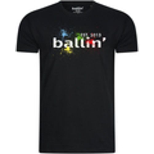T-shirt Paint Splatter Tee - Ballin Est. 2013 - Modalova