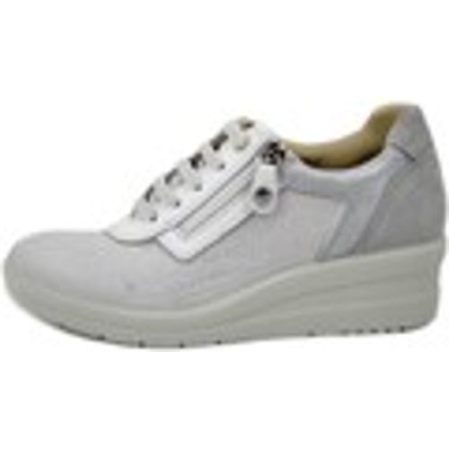 Sneakers Sneaker Donna in Pelle e Tessuto Elasticizzato-355400 - IMAC - Modalova