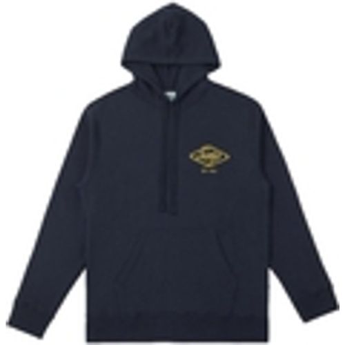 Felpa Hooded Flocked Logo - Navy - Sanjo - Modalova