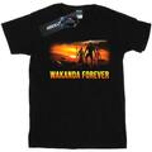 T-shirts a maniche lunghe Black Panther Wakanda Forever - Marvel - Modalova
