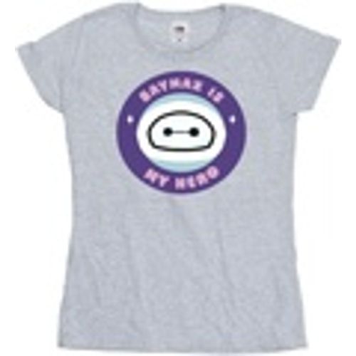 T-shirts a maniche lunghe Big Hero 6 Baymax My Hero Pocket - Disney - Modalova