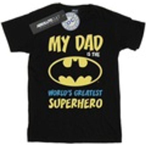 T-shirts a maniche lunghe Batman World's Greatest Superhero - Dc Comics - Modalova