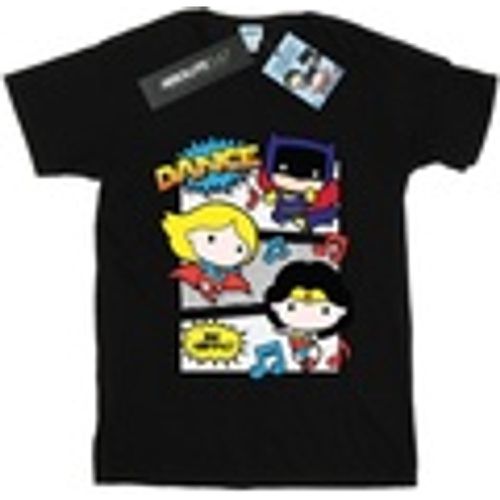 T-shirts a maniche lunghe Chibi Super Friends Dance - Dc Comics - Modalova