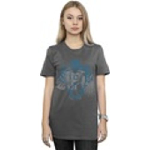 T-shirts a maniche lunghe Ravenclaw Raven Crest - Harry Potter - Modalova