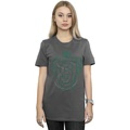 T-shirts a maniche lunghe Slytherin Serpent Crest - Harry Potter - Modalova