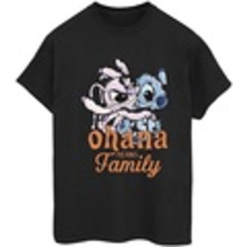 T-shirts a maniche lunghe Lilo And Stitch Ohana Angel Hug - Disney - Modalova