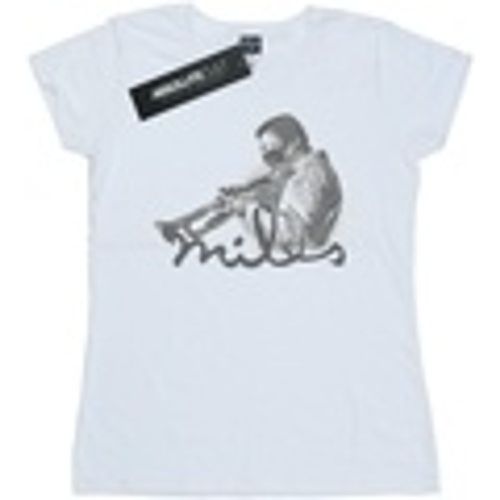 T-shirts a maniche lunghe Profile Sketch - Miles Davis - Modalova