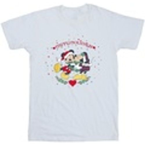 T-shirts a maniche lunghe Mickey Mouse Mickey Minnie Christmas - Disney - Modalova