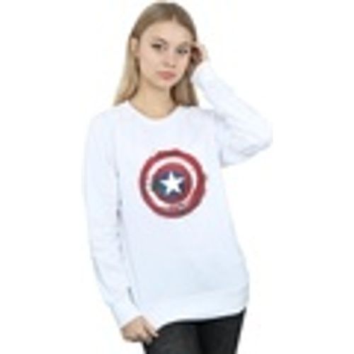 Felpa Captain America Splatter Shield - Marvel - Modalova
