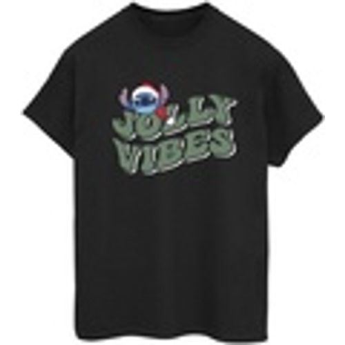 T-shirts a maniche lunghe Lilo Stitch Jolly Chilling Vibes - Disney - Modalova