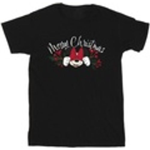 T-shirts a maniche lunghe Minnie Mouse Christmas Holly - Disney - Modalova