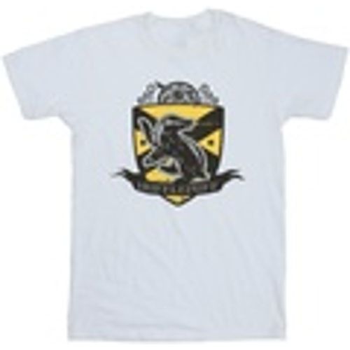 T-shirts a maniche lunghe Hufflepuff Chest Badge - Harry Potter - Modalova