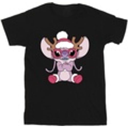 T-shirts a maniche lunghe Lilo Stitch Angel Reindeer - Disney - Modalova