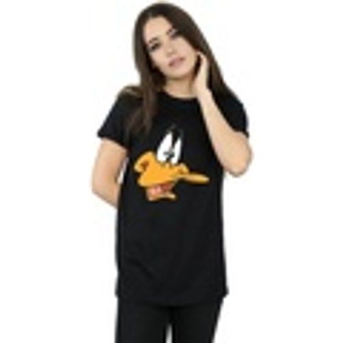 T-shirts a maniche lunghe Daffy Duck Face - Dessins Animés - Modalova