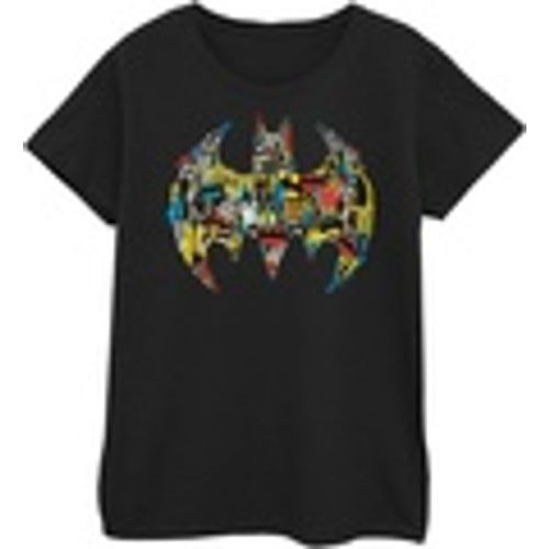 T-shirts a maniche lunghe Batman Batgirl Logo Collage - Dc Comics - Modalova