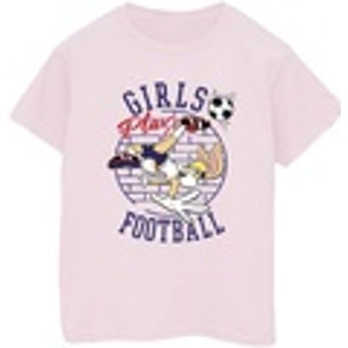 T-shirts a maniche lunghe Lola Bunny Girls Play Football - Dessins Animés - Modalova