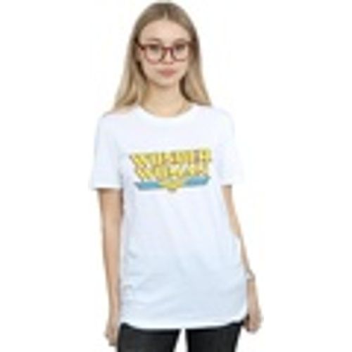 T-shirts a maniche lunghe Wonder Woman Crackle Logo - Dc Comics - Modalova