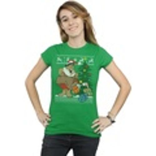 T-shirts a maniche lunghe Christmas Fair Isle - The Flintstones - Modalova