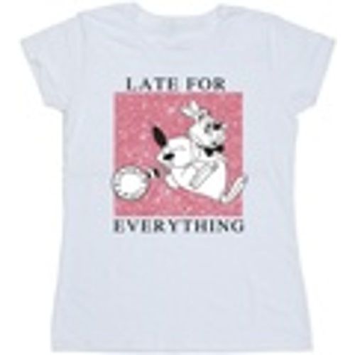 T-shirts a maniche lunghe Alice In Wonderland White Rabbit - Disney - Modalova