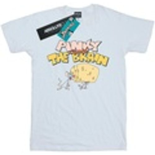 T-shirts a maniche lunghe Pinky And The Brain Cheese Head - Animaniacs - Modalova