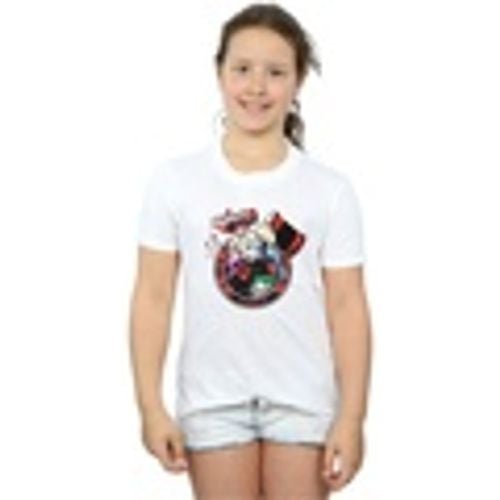 T-shirts a maniche lunghe Harley Quinn Joker Patch - Dc Comics - Modalova